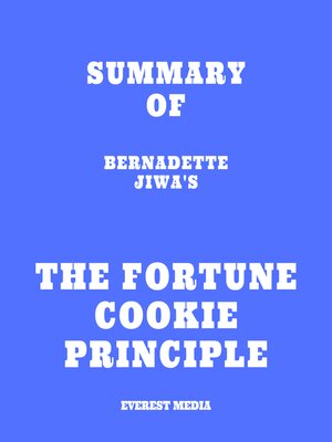 cover image of Summary of Bernadette Jiwa's the Fortune Cookie Principle